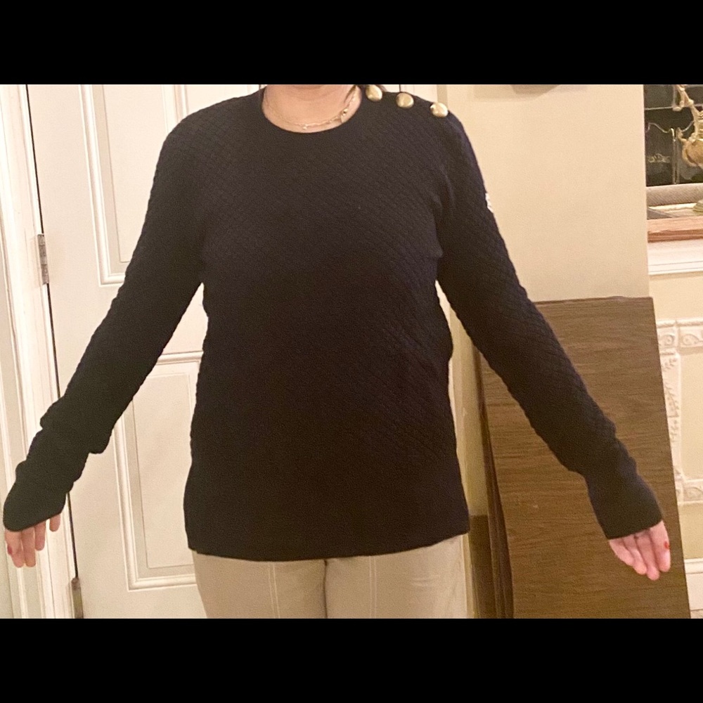 Navy Moncler Sweater